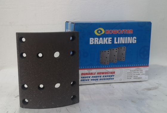 12 Holes Brake Lining Replacement Howo Truck Brake Lining