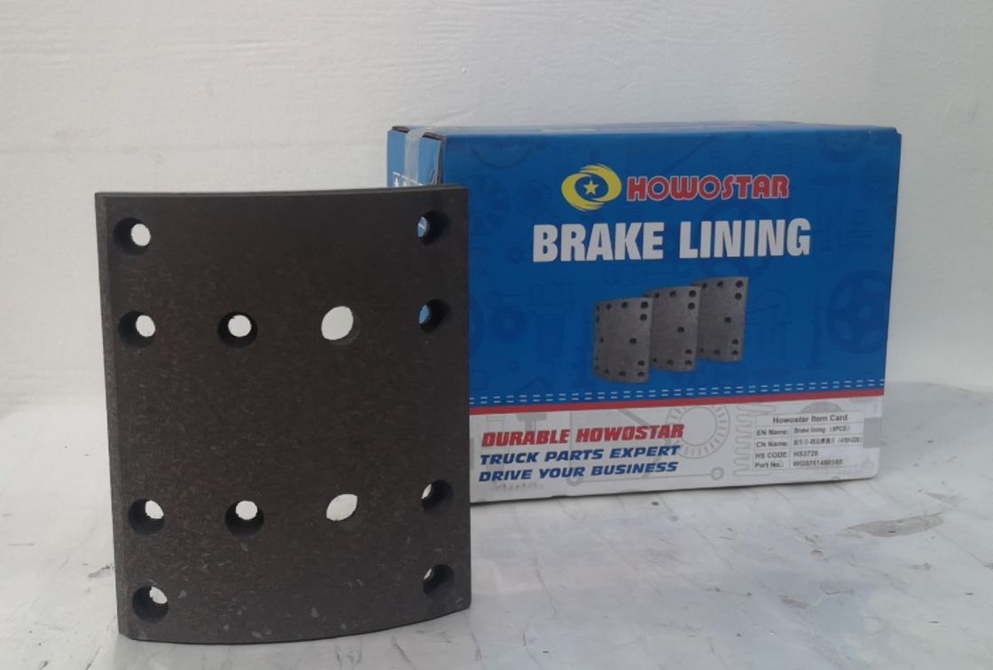 12 Holes Brake Lining Replacement Howo Truck Brake Lining