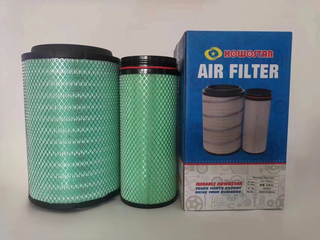 WG9725190102 WG9725190103 K2841 Air Filter Truck Replacement Parts