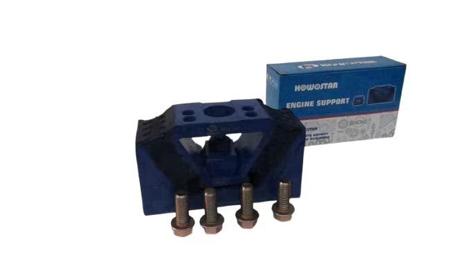 WG9725592131 Rubber Engine Support Howo A7 Engine Mounting Rubber Support