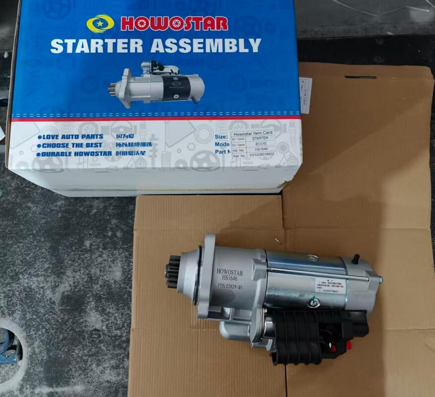 1010301602 Howo Starter 10/11 Teeth Starter Truck Spare Parts